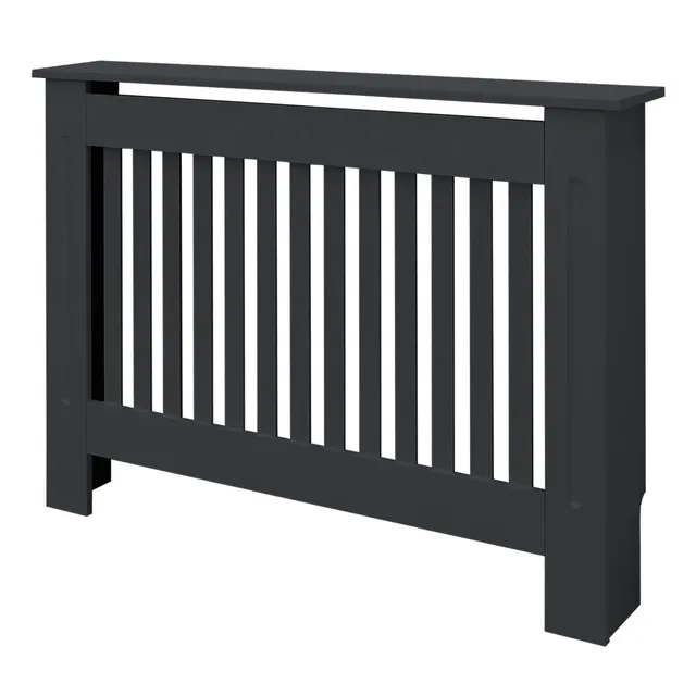 ML-Design cache radiateur 112x19x82 cm anthracite MDF