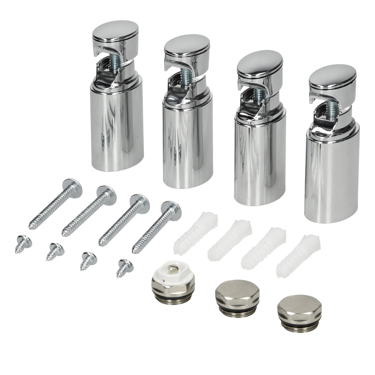 ECD Germany LuxeBath sèche-serviettes chrome 600x1200 1200W