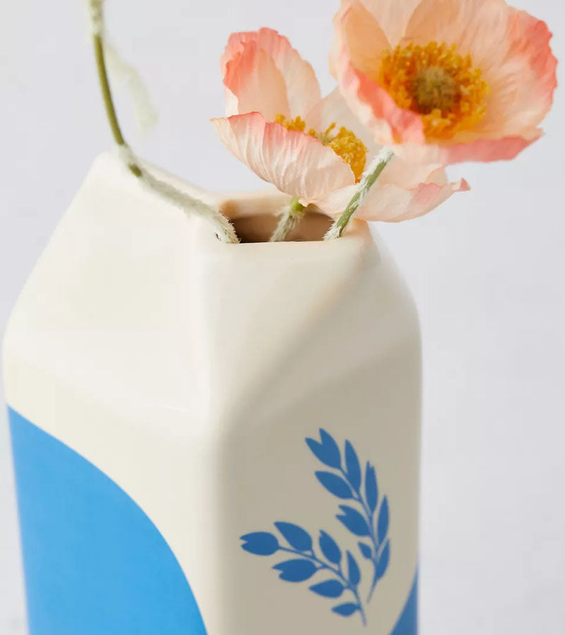 L'avant gardiste Brique de lait d'avoine vase céramique