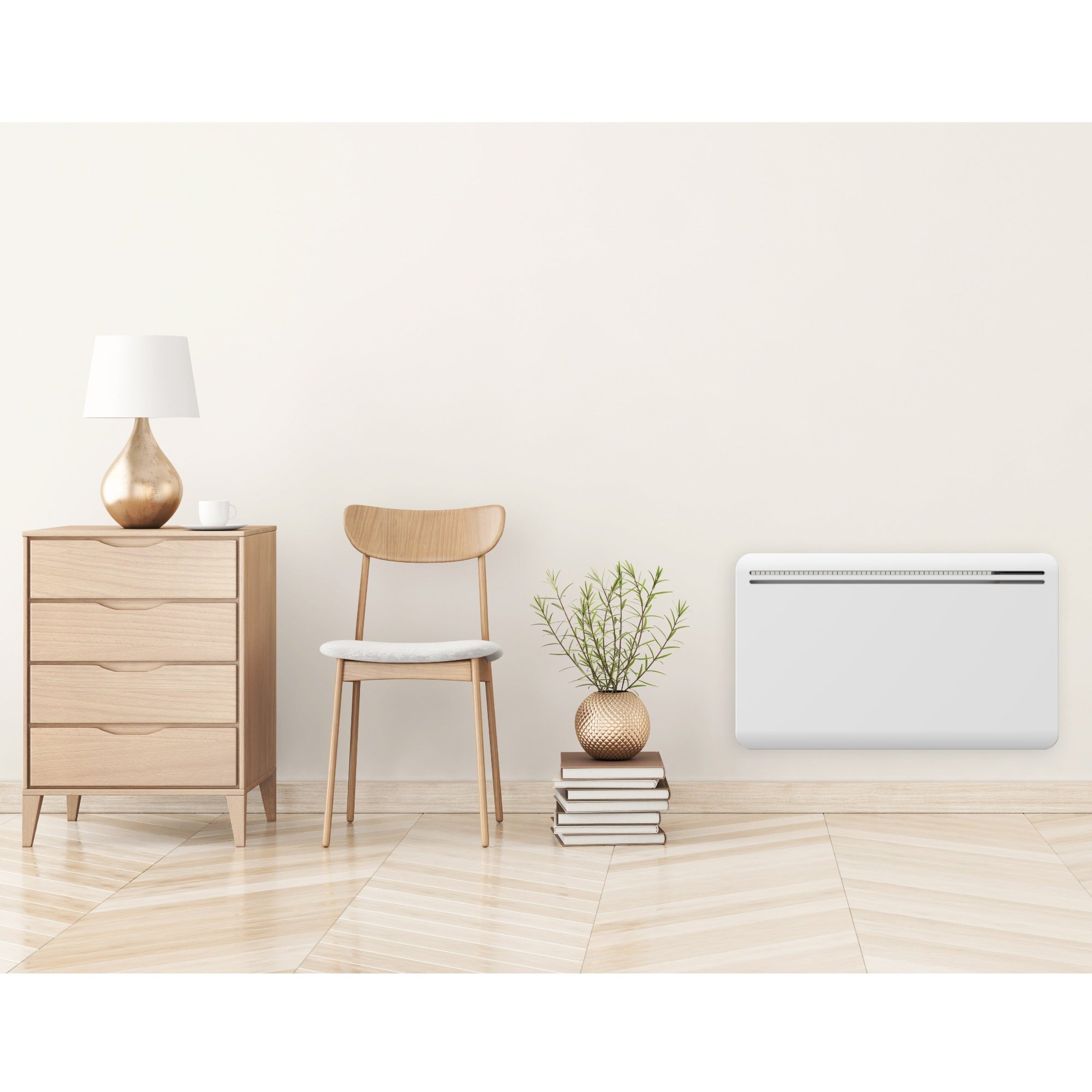 Red Deco Aspen radiateur inertie fonte 1500W blanc mural