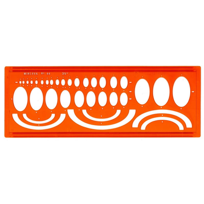 Safe Tool Trace ellipses N°44 35° gabarit dessin