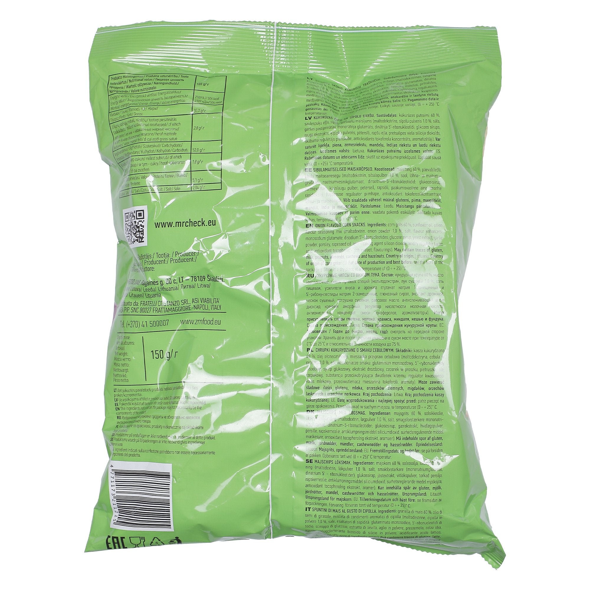 Stokomani Épicerie sachet rings saveur oignon