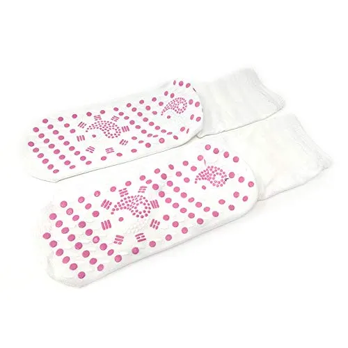 Shop-Story Chaussettes Yoga Chauffantes Blanc 36-42