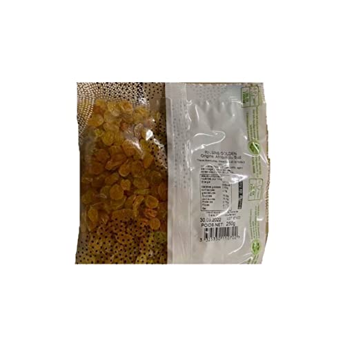 Leader Price Petit-déjeuner sachet raisin golden 250g