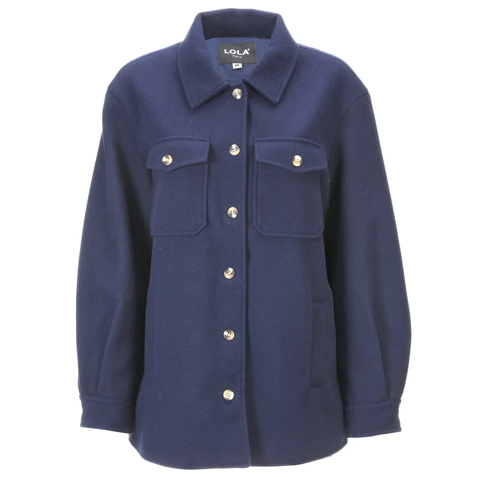 Stokomani Mode veste caban bleu marine femme taille S