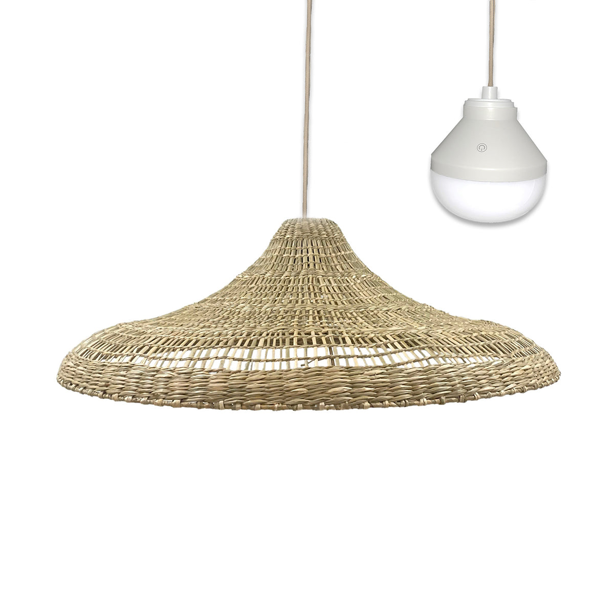 Red Deco Freya Large suspension sans fil herbe marine