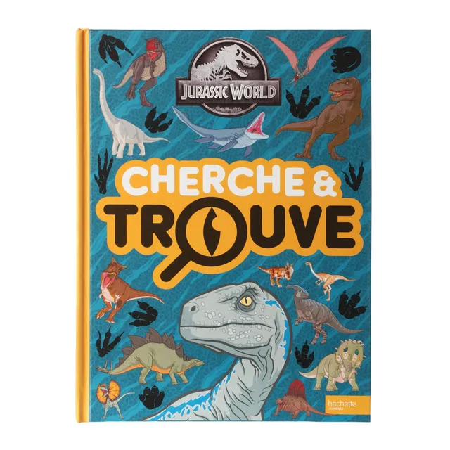 Jurassic World cherche et trouve livre enfant dinosaures