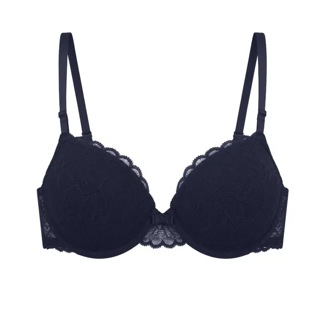 Stokomani Mode soutien-gorge dentelle bleu marine 90B