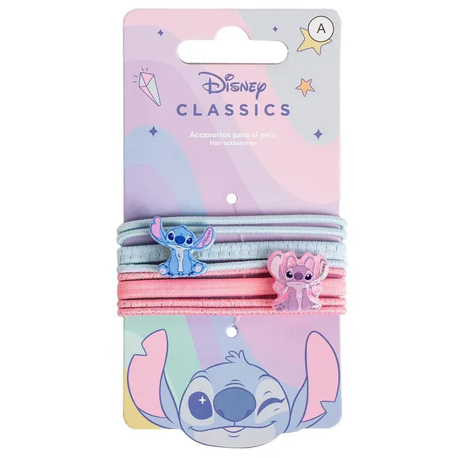 Lilo & Stitch 8 élastiques cheveux enfant fantaisie