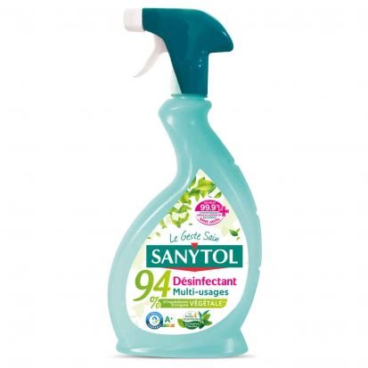Sanytol Pistolet désinfectant végétal spray multi-usages maison