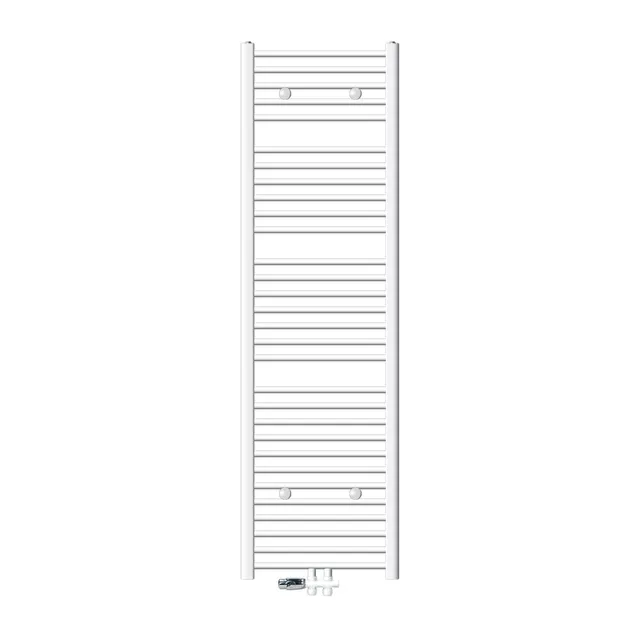 ECD Germany LuxeBath radiateur salle de bain blanc courbé 500x1800 mm