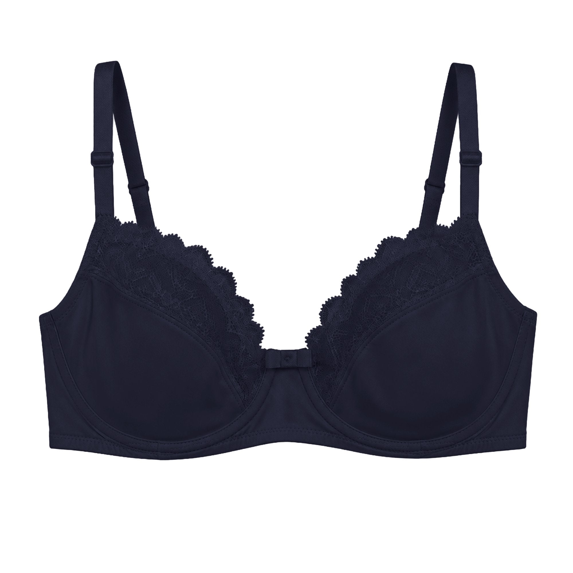 Stokomani Mode Soutien-gorge micro dentelle noir