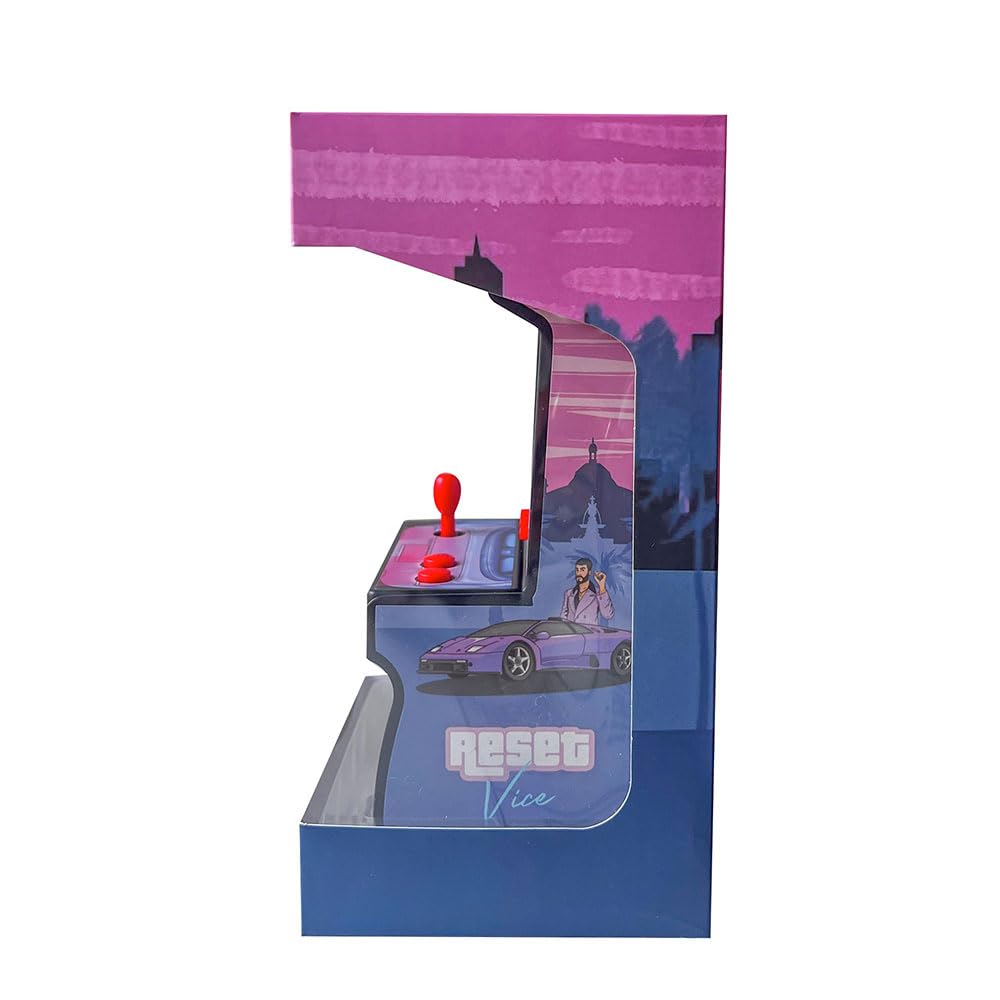 Reset Vice mini borne arcade rétro 200 jeux écran 2,5 pouces
