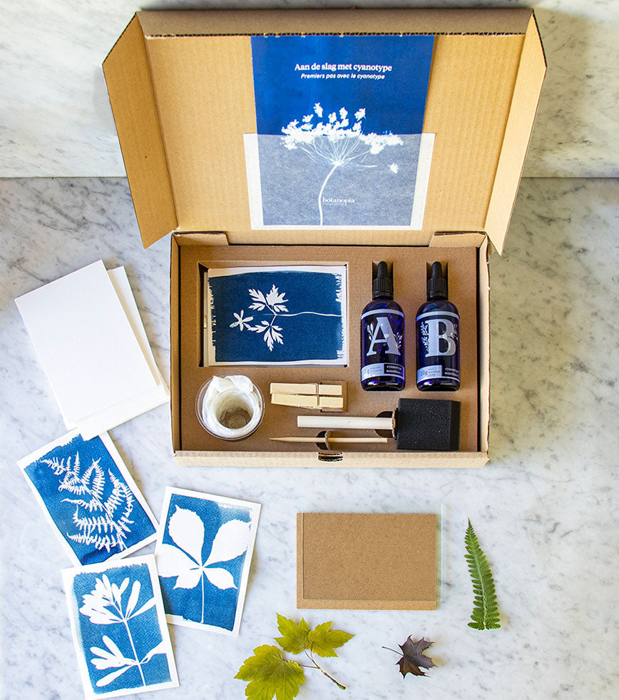 L'avant gardiste Kit DIY Cyanotypes coffret créatif papier photo