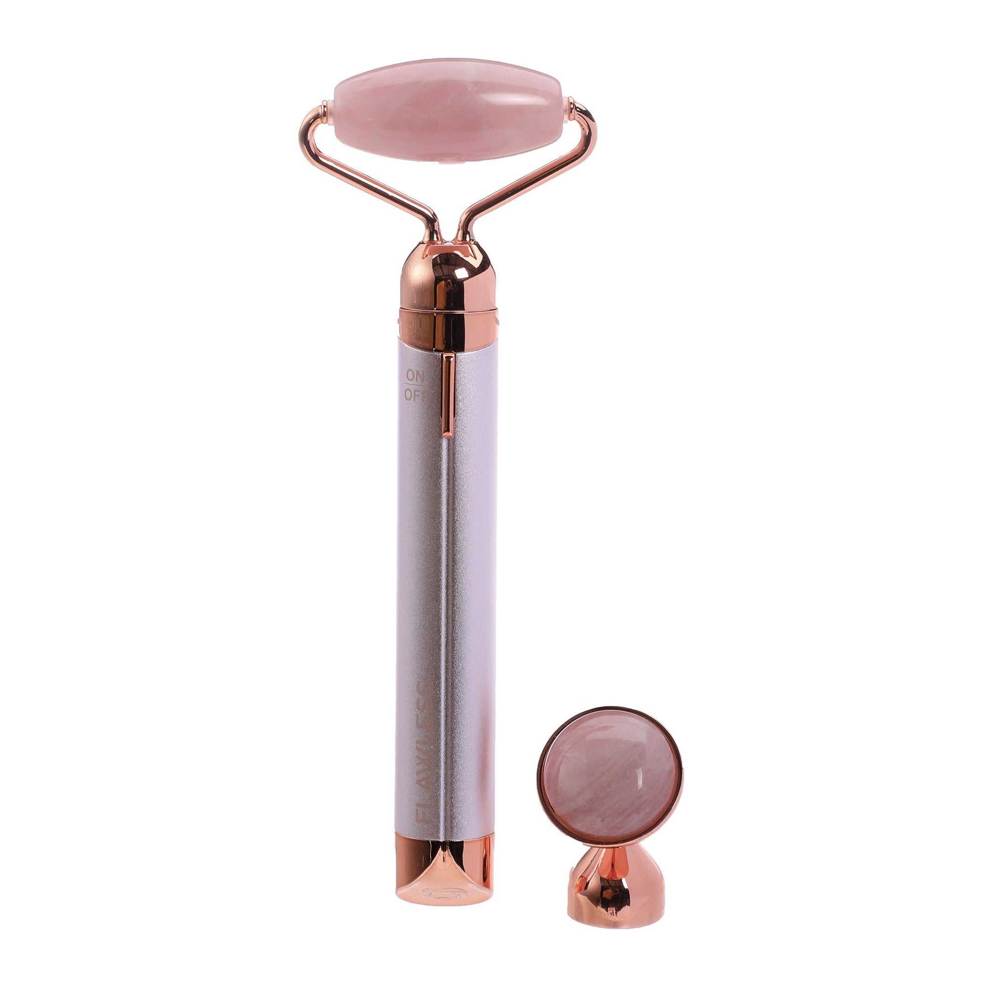 Stokomani Masseur Visage Micro-Vibrations Quartz rose