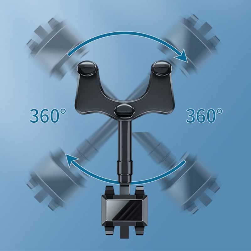 Shop-Story Swivel 360 Support Téléphone Rétroviseur Rotatif Auto