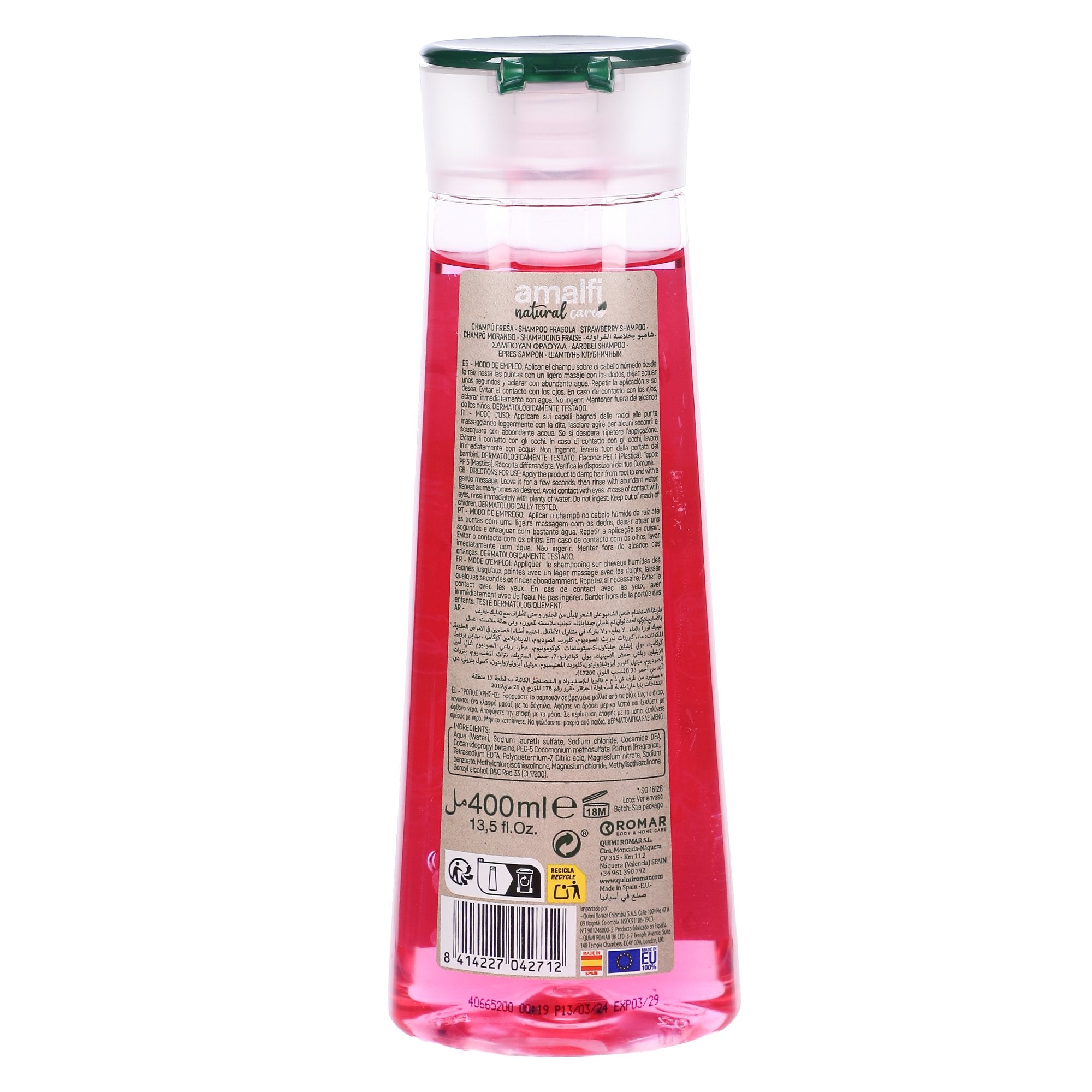 Stokomani Beauté shampoing à la fraise cheveux parfumés