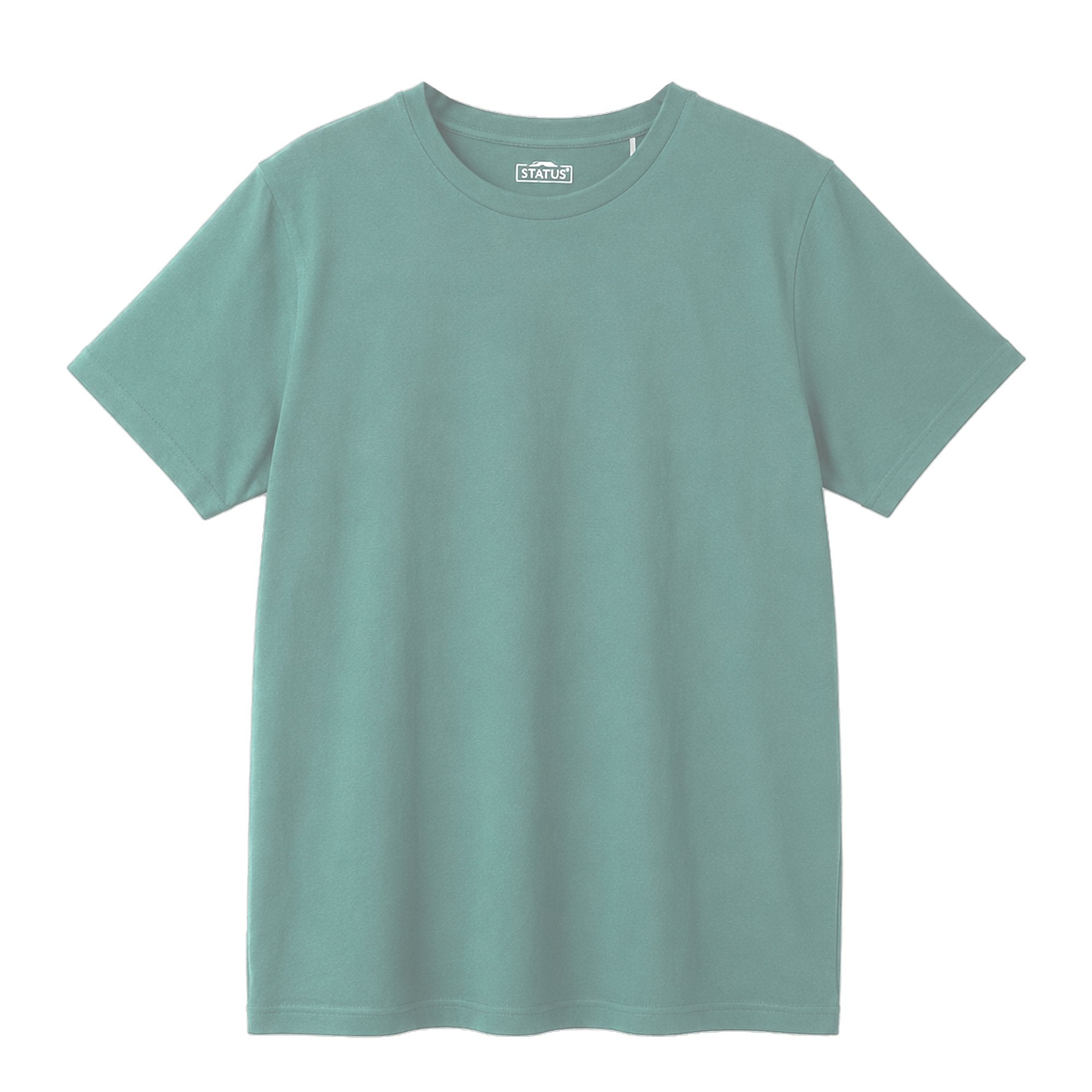 Stokomani Mode Tee shirt col rond Vert coton homme
