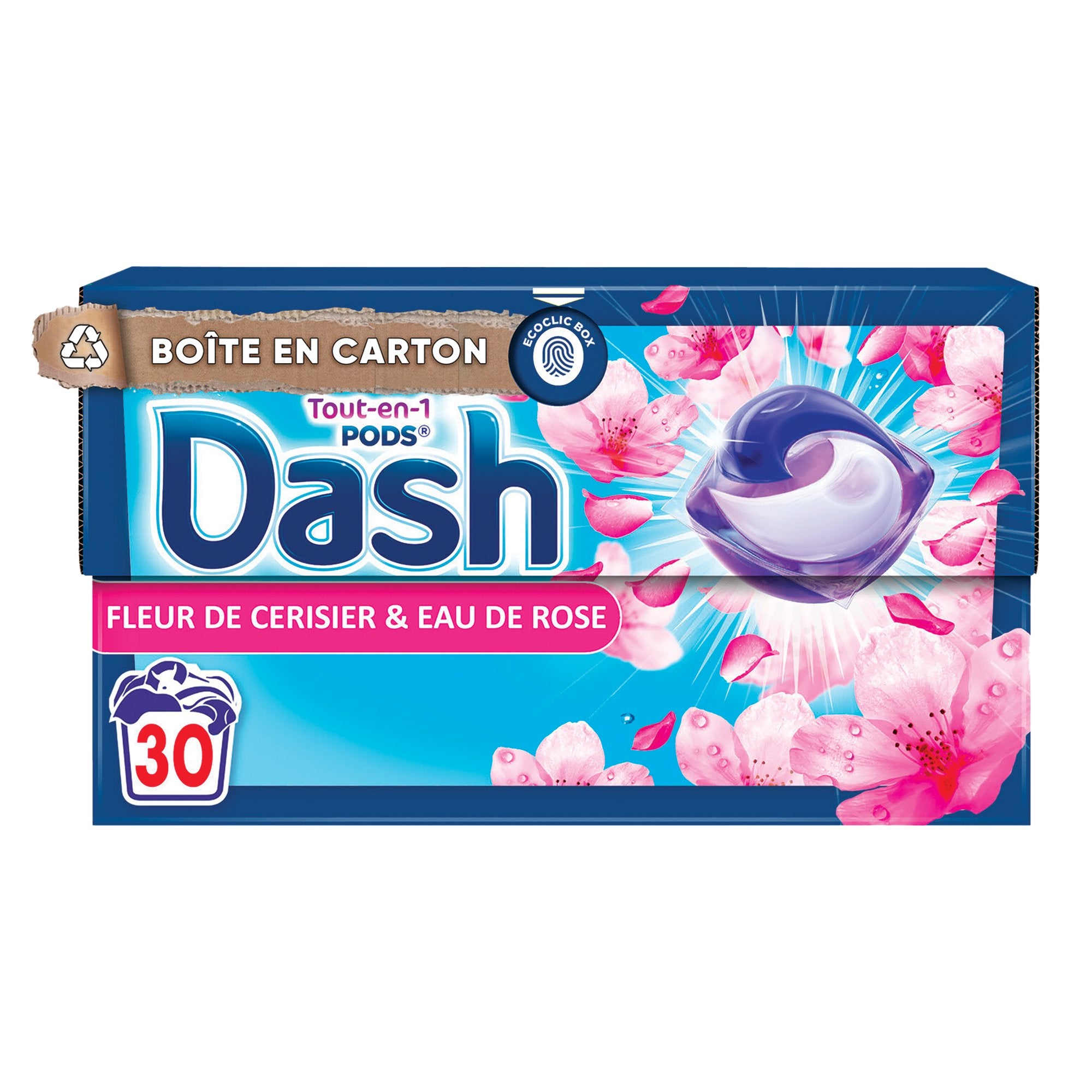 Stokomani Maison 30 capsules lessive cerisier rose