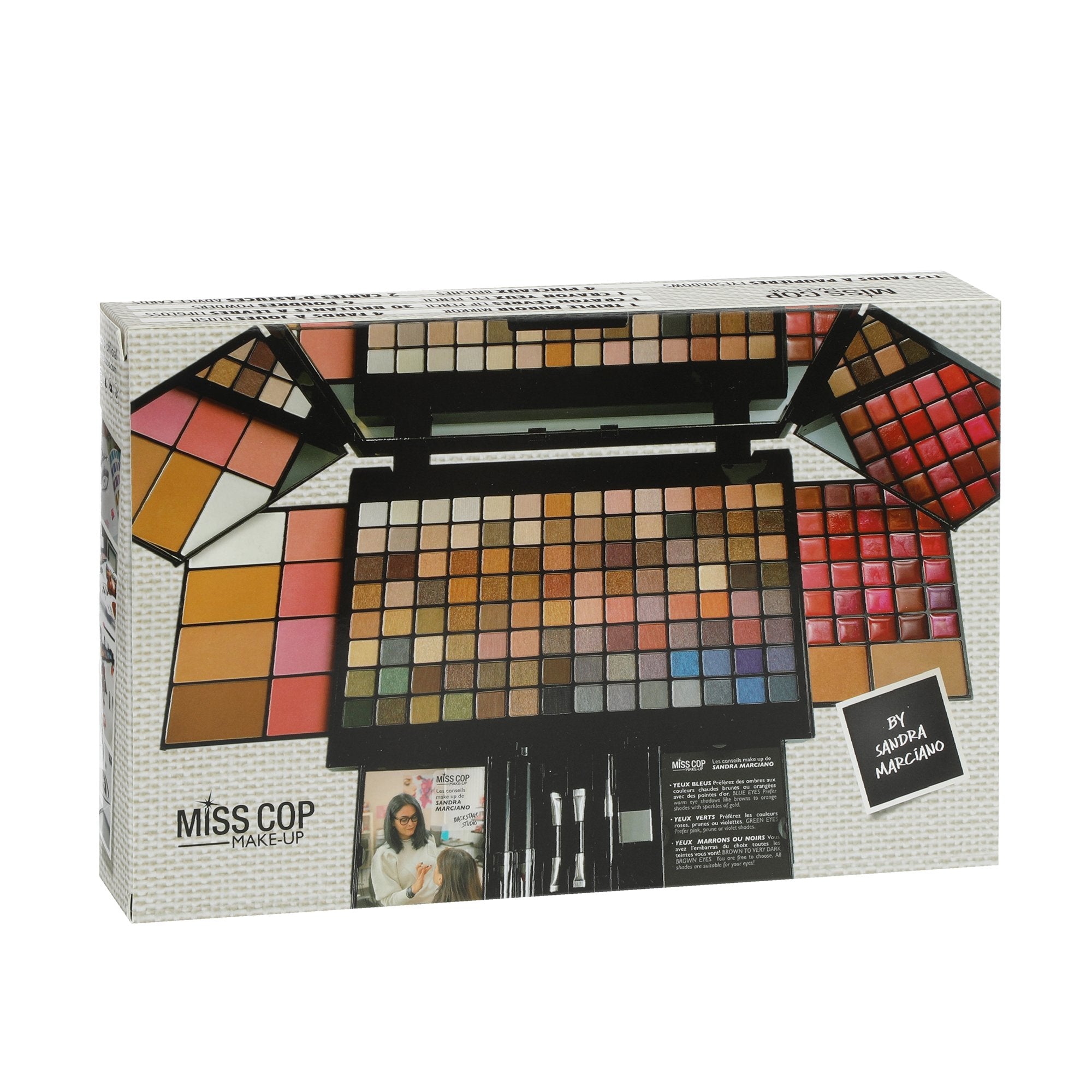 Stokomani Miss Cop Palette de maquillage complète palette pro