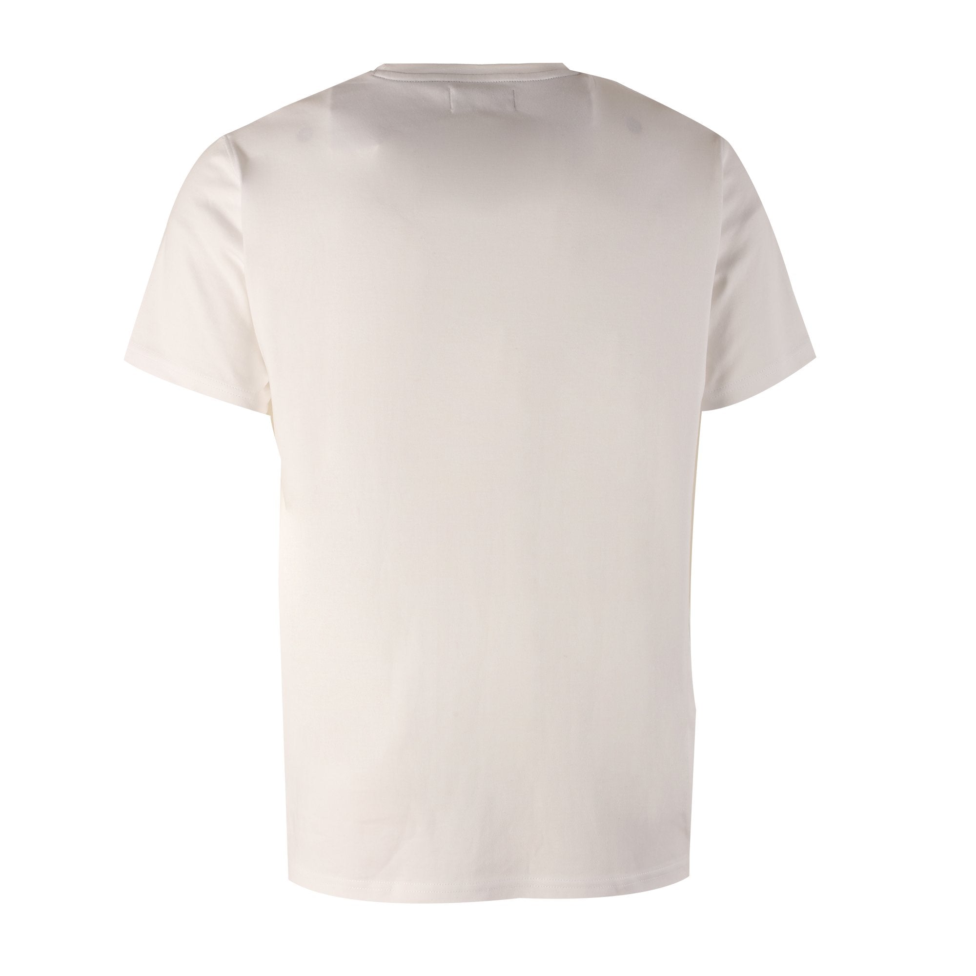 Tee-shirt col rond Blanc homme haut manches courtes