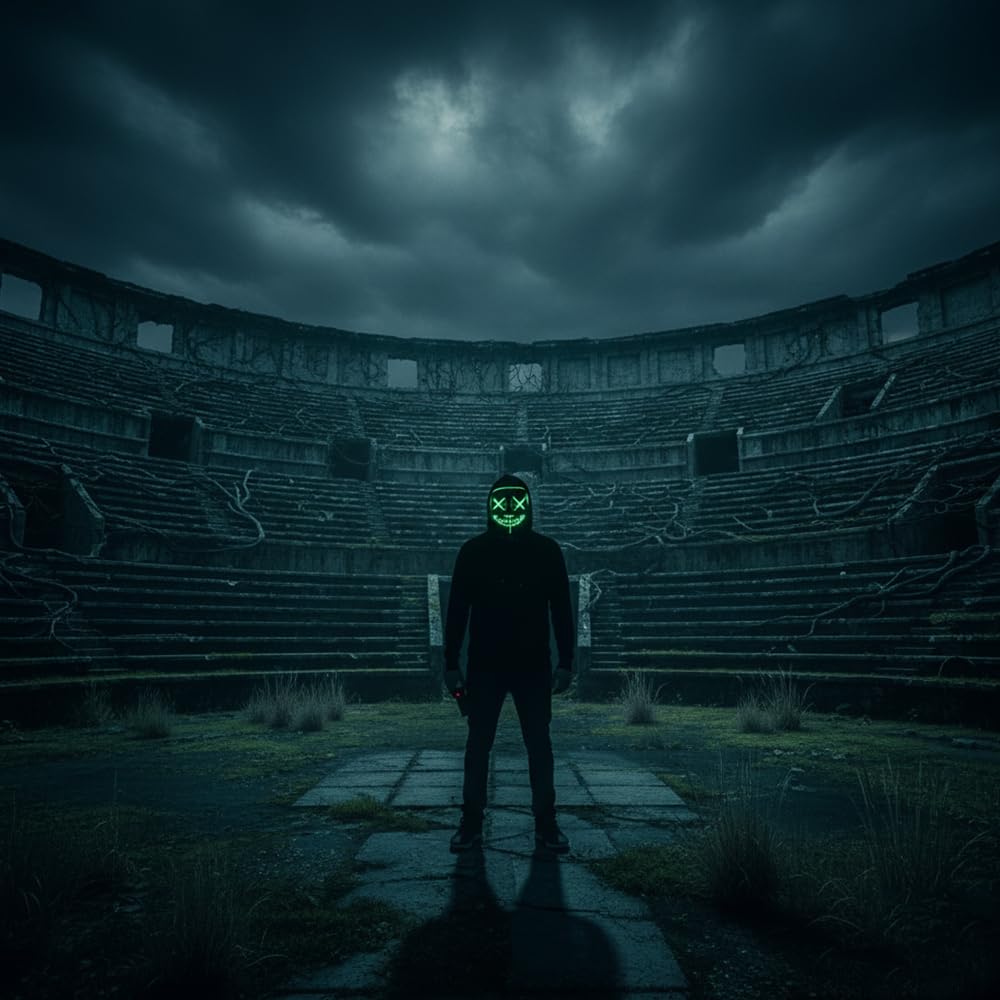 Shop-Story Loisirs Masque LED Nightmare Vert Halloween