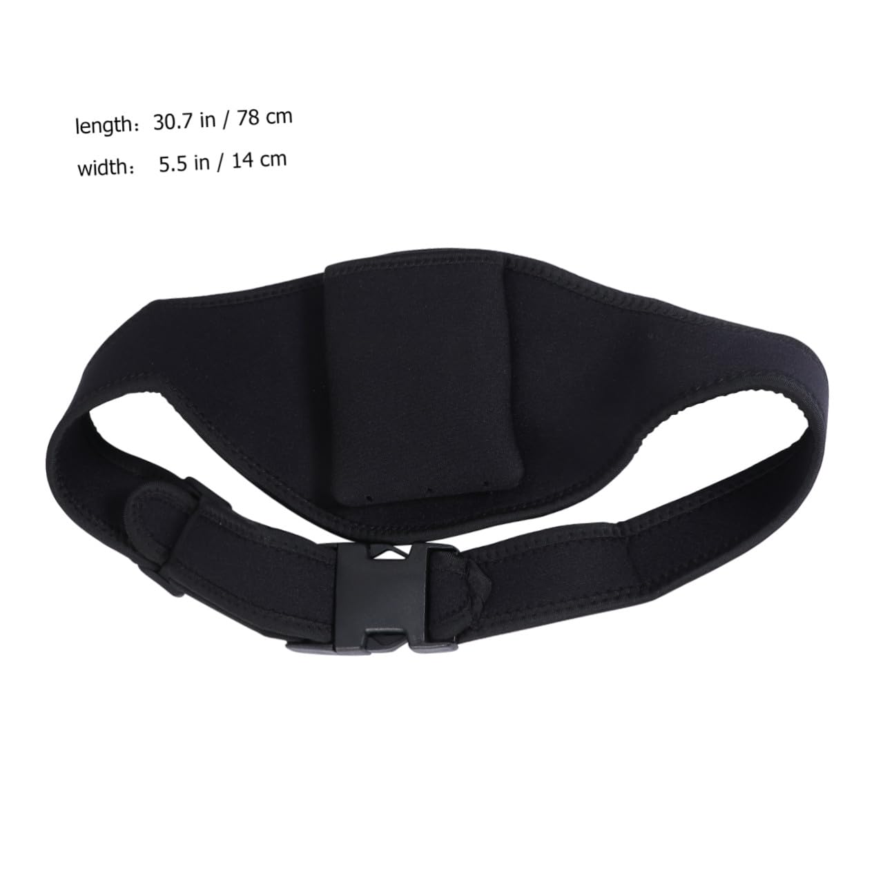Milisten ceinture micro fitness pochette émetteur verticale