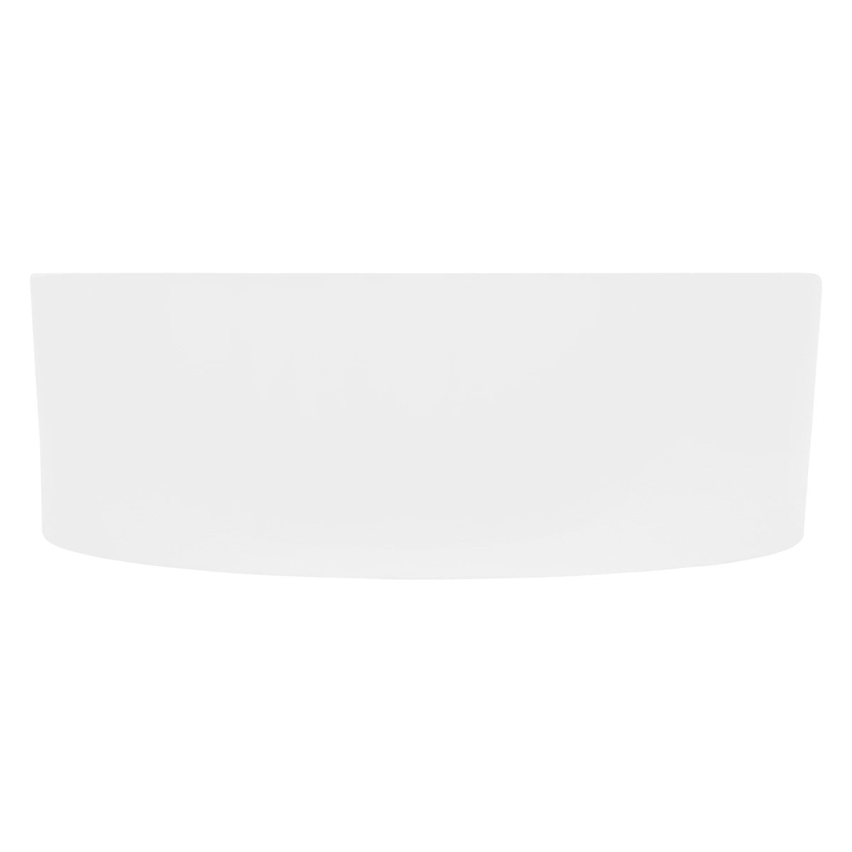 LuxeBath Vasque ronde céramique Ø46 cm blanc trop-plein