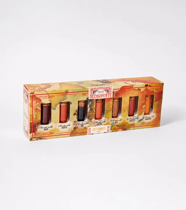 L'avant gardiste 7 Piments coffret épices monde