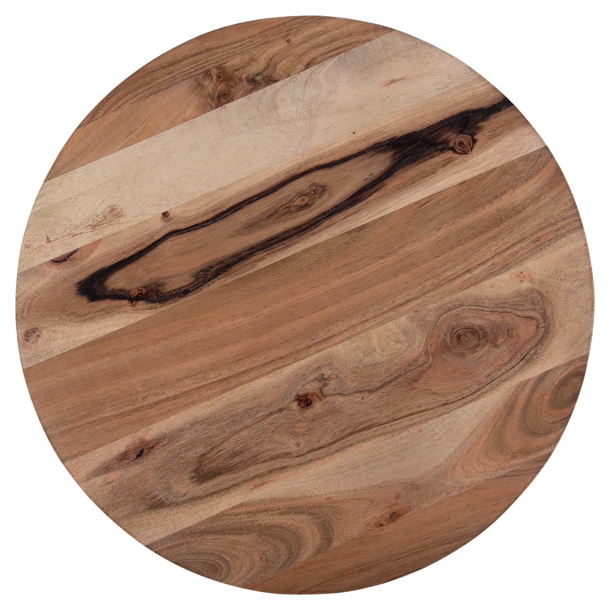 ECD Germany Möbel Tables gigognes rondes manguier naturel/argenté lot 2