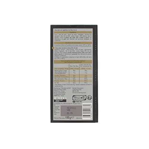 Leader Price Chocolats tablette noir fleur de sel