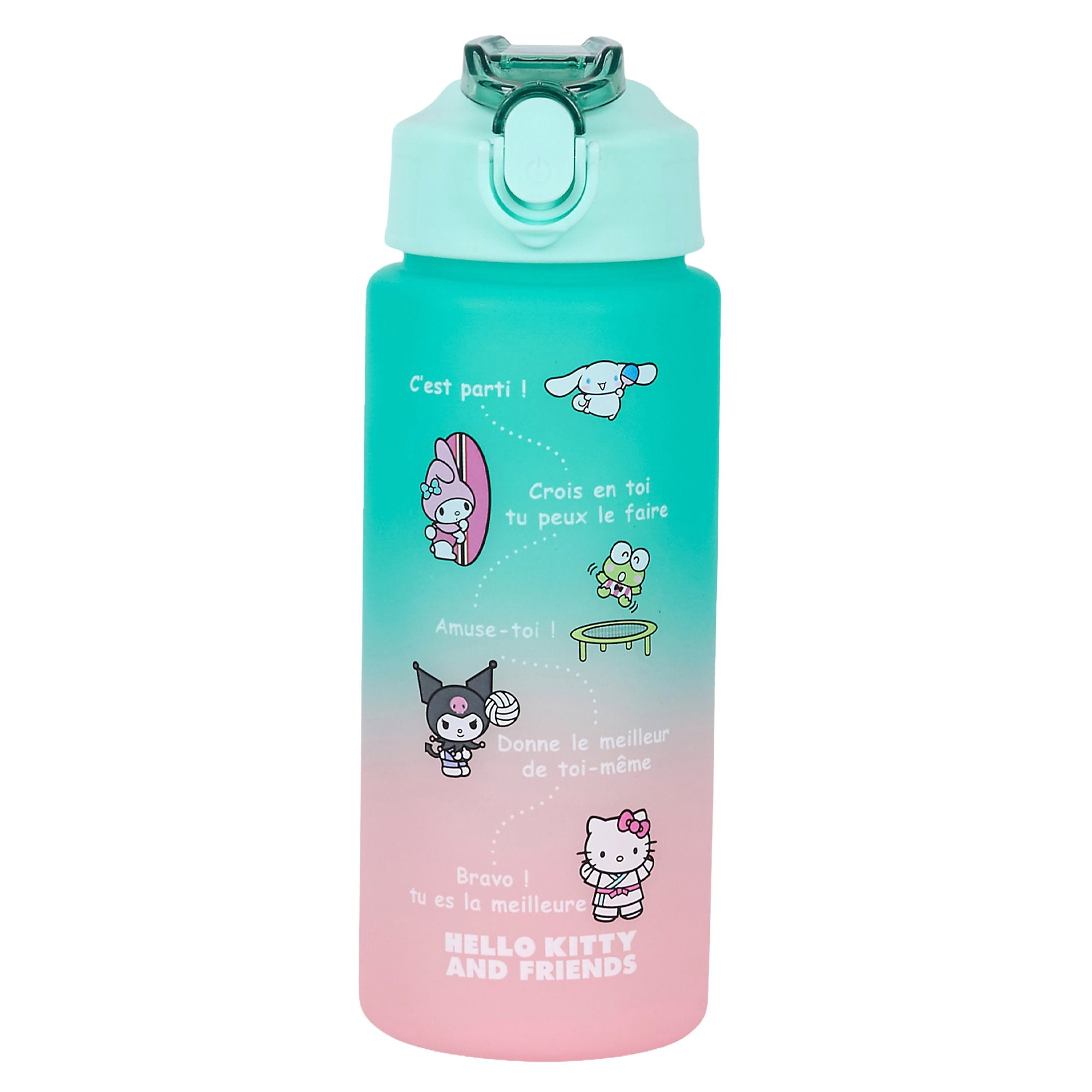 Hello Kitty gourde motivation 55cl bouteille réutilisable