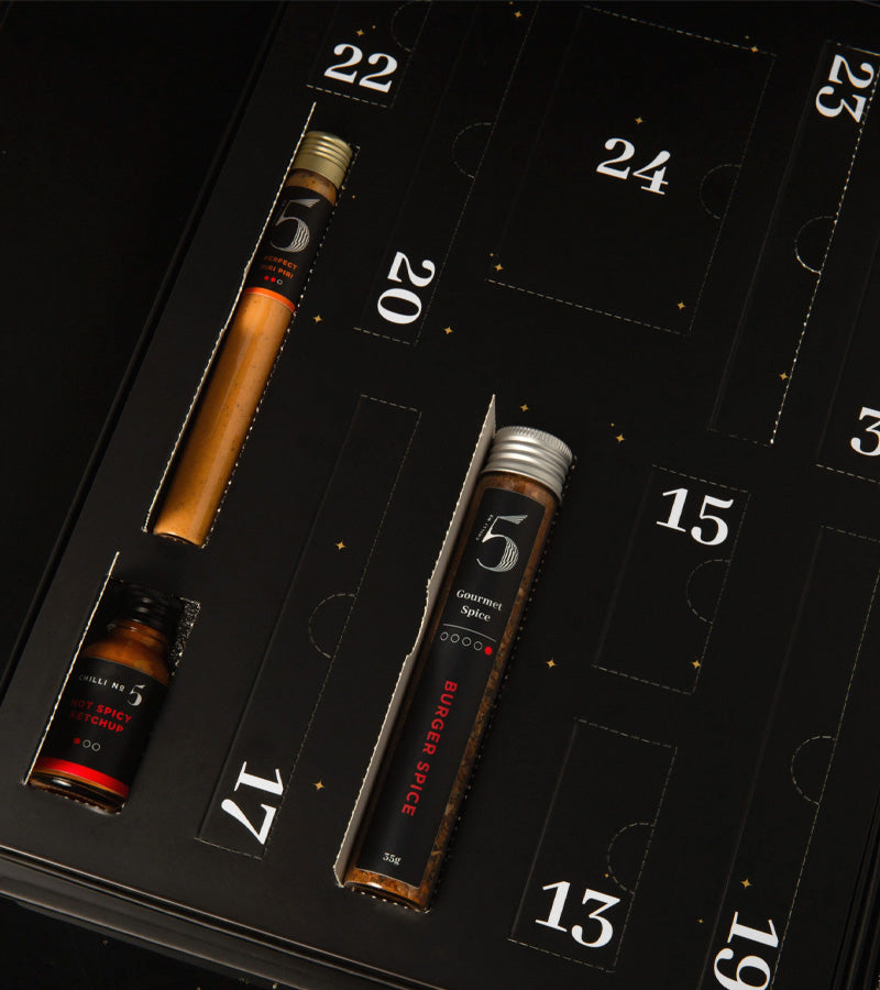 L'avant gardiste L'épicerie calendrier de l'avent sauces piquantes 24 jours