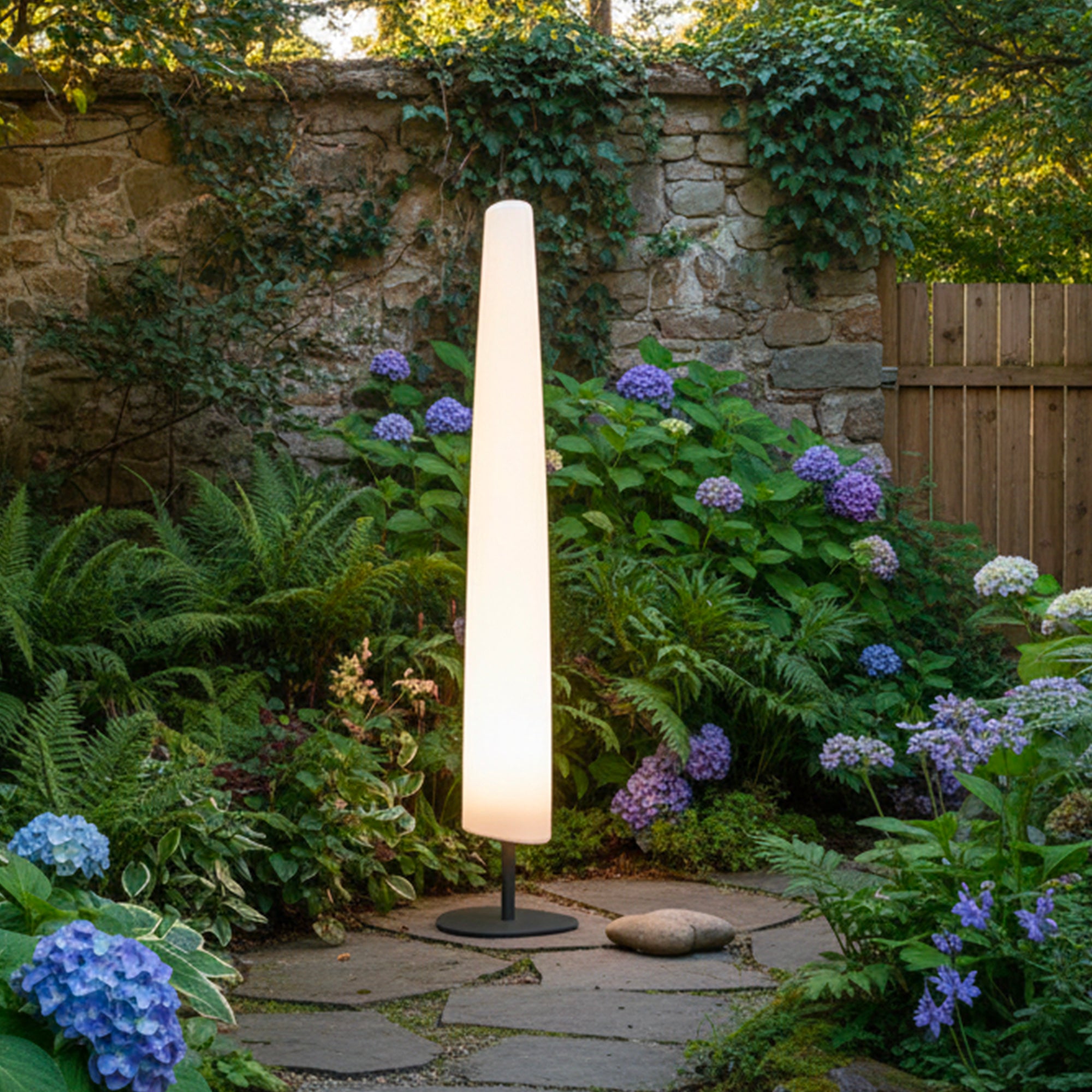 Red Deco Bay W160 Solar H160 cm lampadaire solaire LED