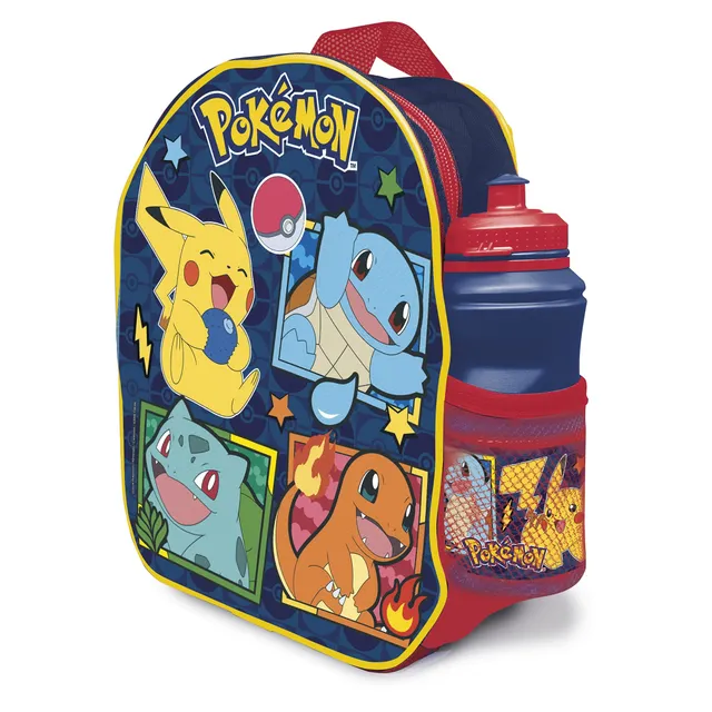 Pokémon sac à dos avec gourde 390 ml pour école
