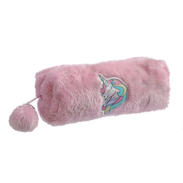 Stokomani Scolaire trousse fausse fourrure fluffy