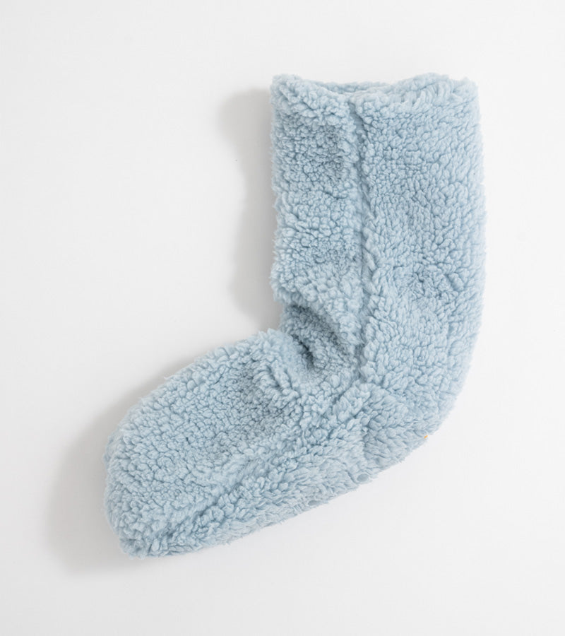 L'avant gardiste chaussettes cocooning moumoute gris