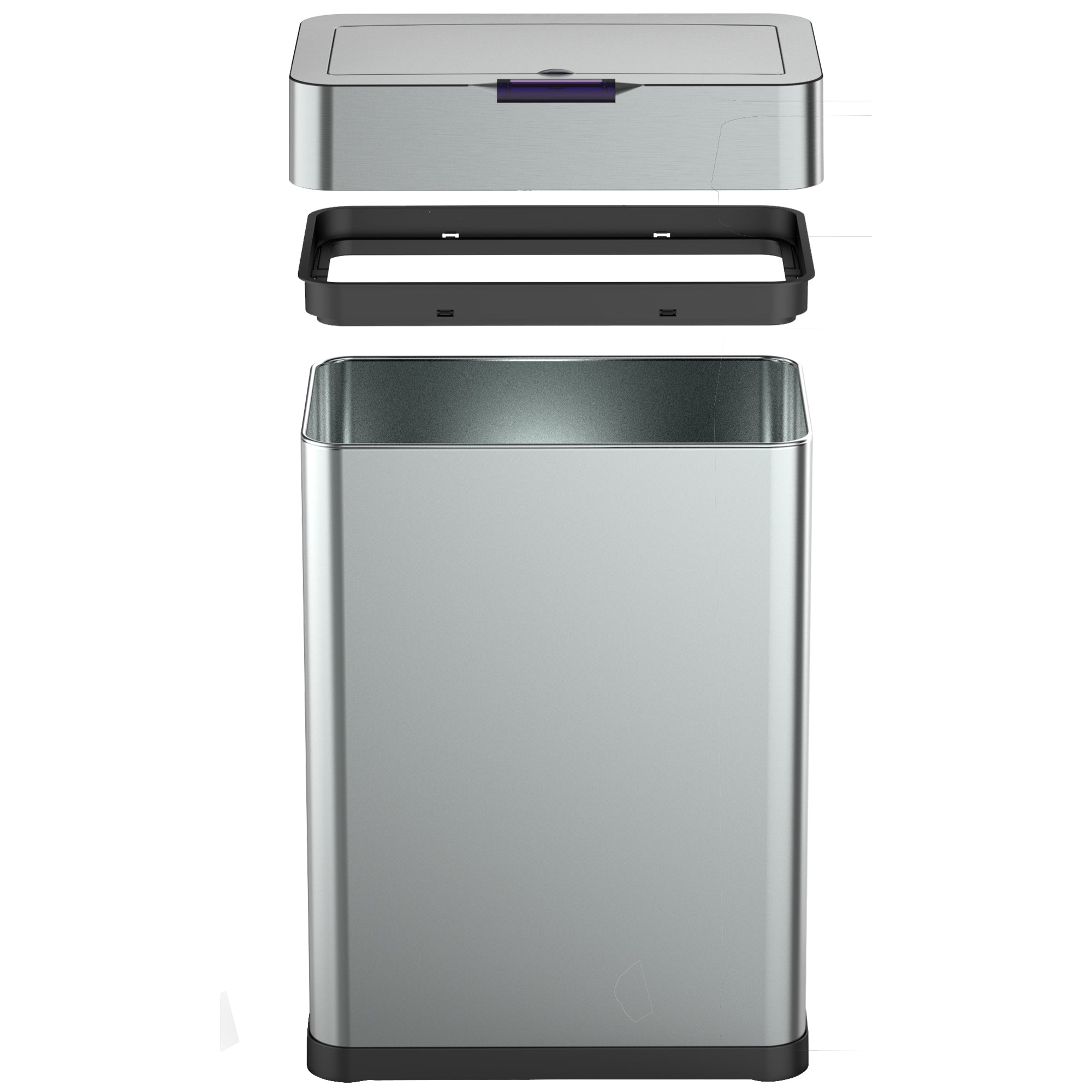 Red Deco Daytona 60L poubelle automatique inox sans contact