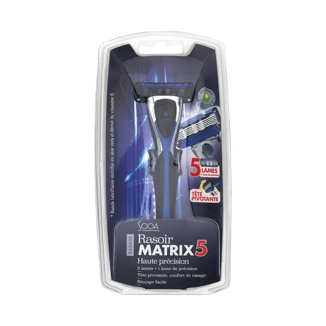 Leader Price Sooa rasoir Matrix 5 douceur