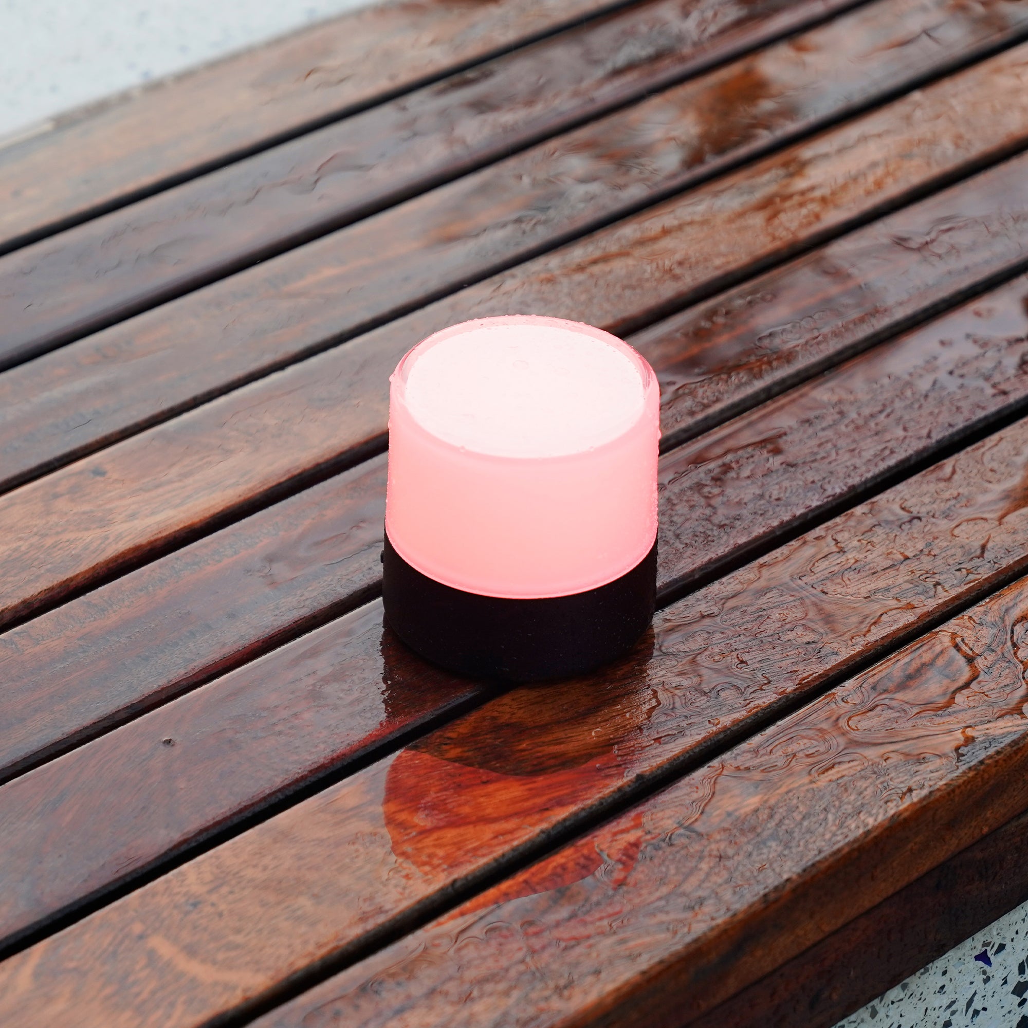 Red Deco Bolo lampe sans fil RGB H10cm télécommande LED