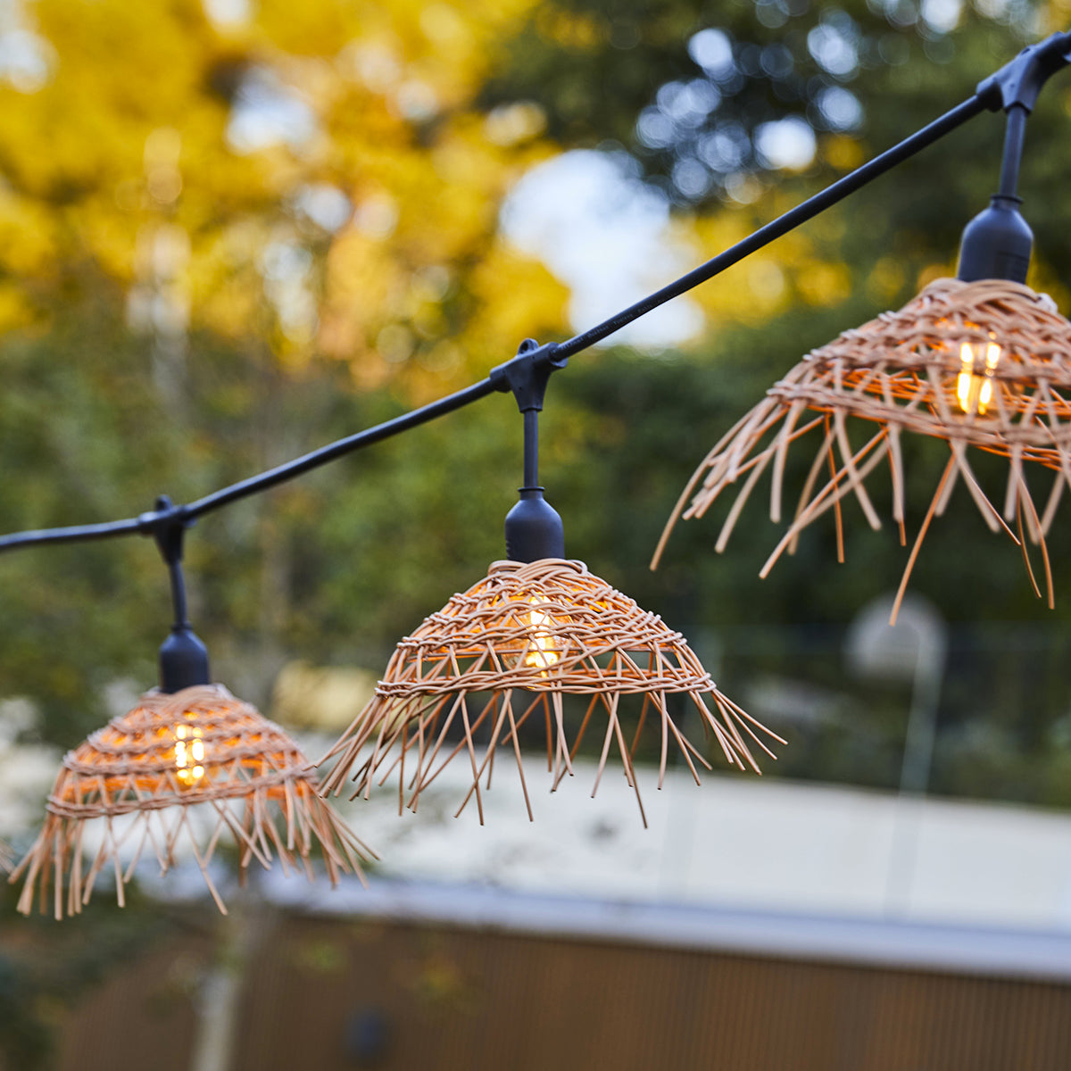 Red Deco Hawaii Light 26m guirlande 60 LED bohème