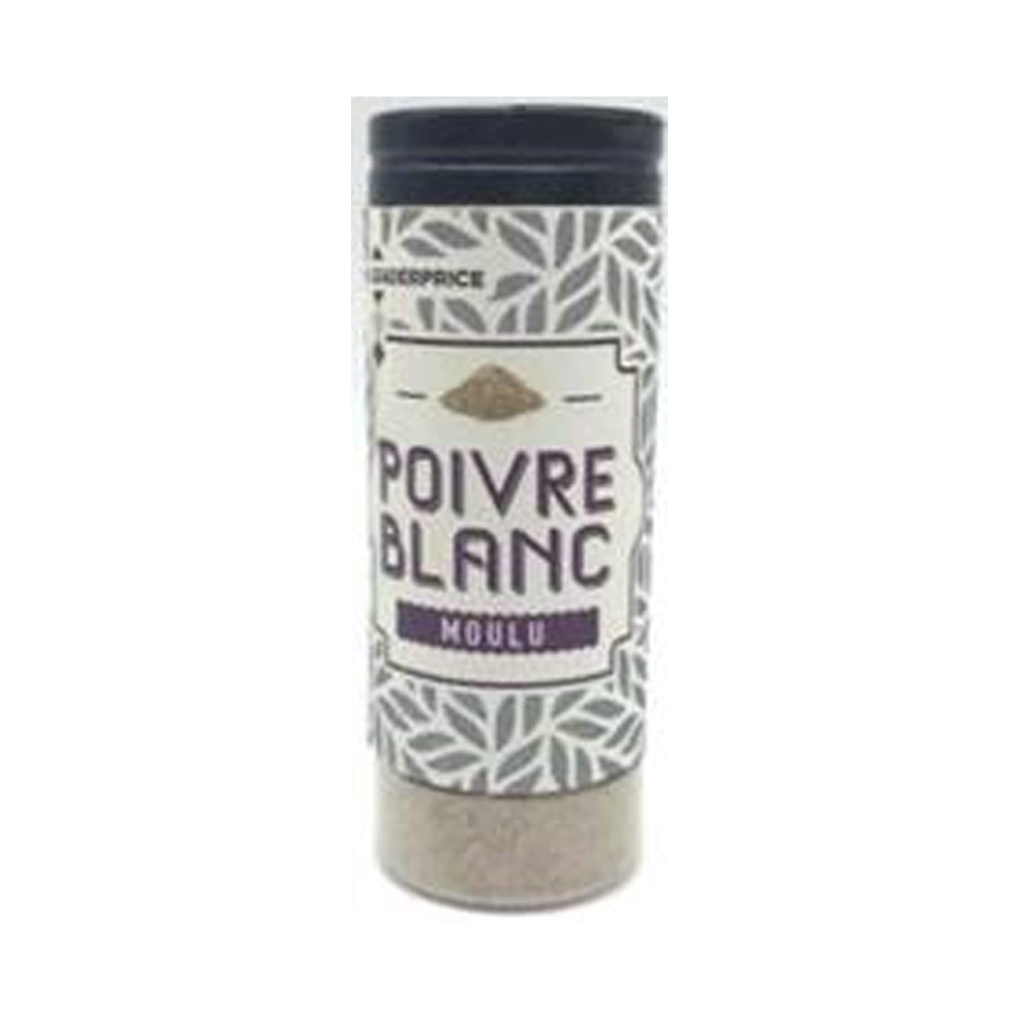 Leader Price Condiments Poivre blanc moulu 40g Lot de 7
