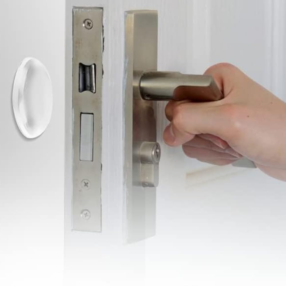 Shop-Story Cushbloc Butée Porte Autocollante Transparente x12 40mm