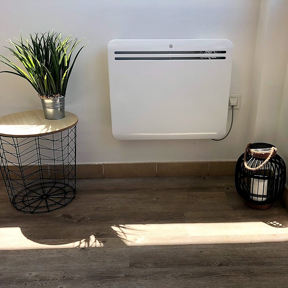 Kalia Aspen 1000W radiateur électrique fonte blanc LCD