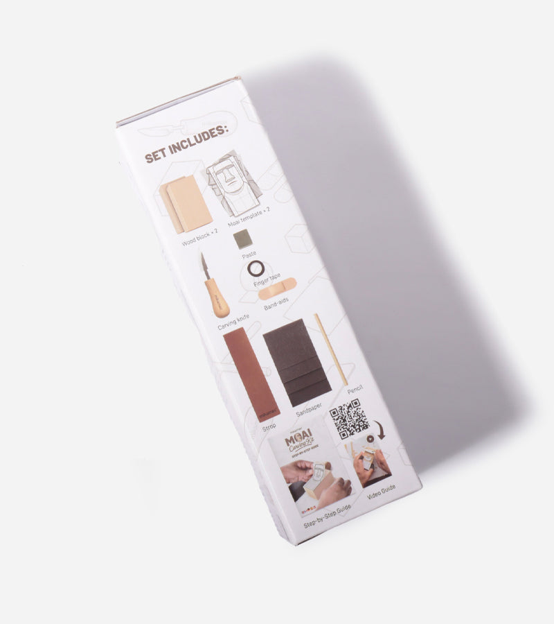 L'avant gardiste Kit sculpture Moai bois DIY statue créatif