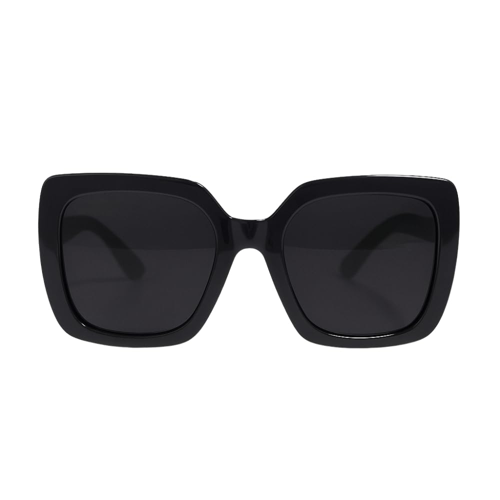 Shop-Story Bois d'Orange lunettes soleil femme square noires indice 3