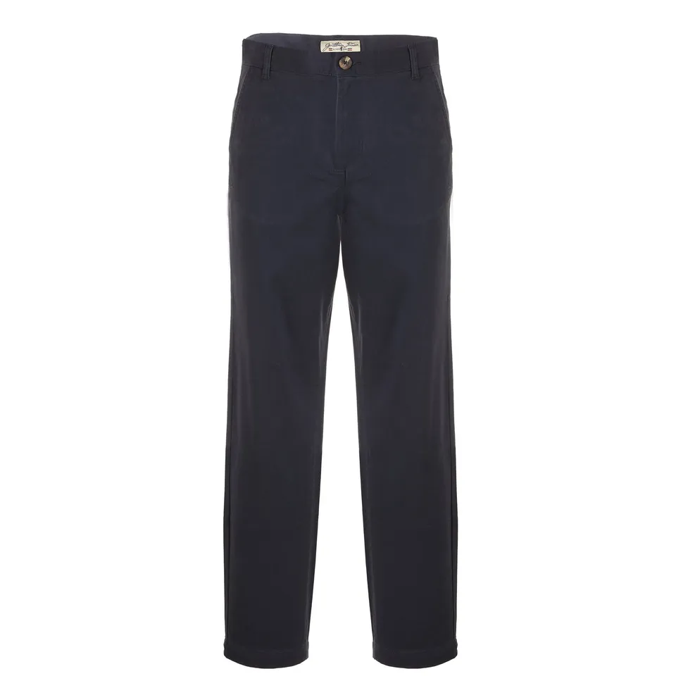 Stokomani Mode pantalon chino homme bleu foncé coupe droite
