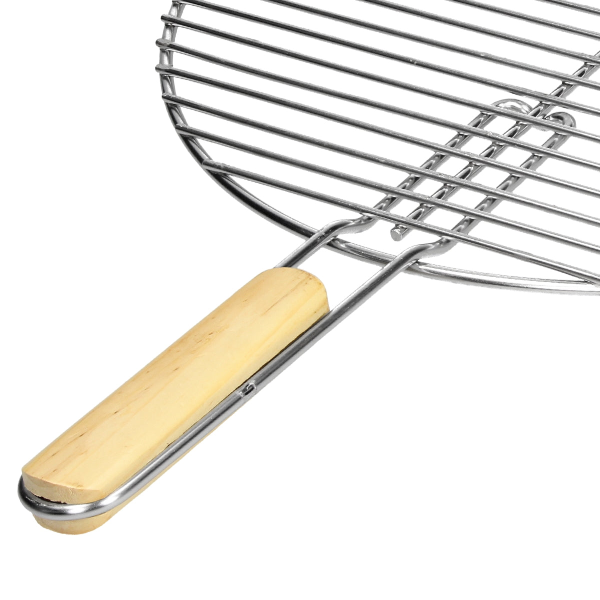 ECD Germany Sport & Freizeit grille barbecue ronde inox 44,5 cm poignées