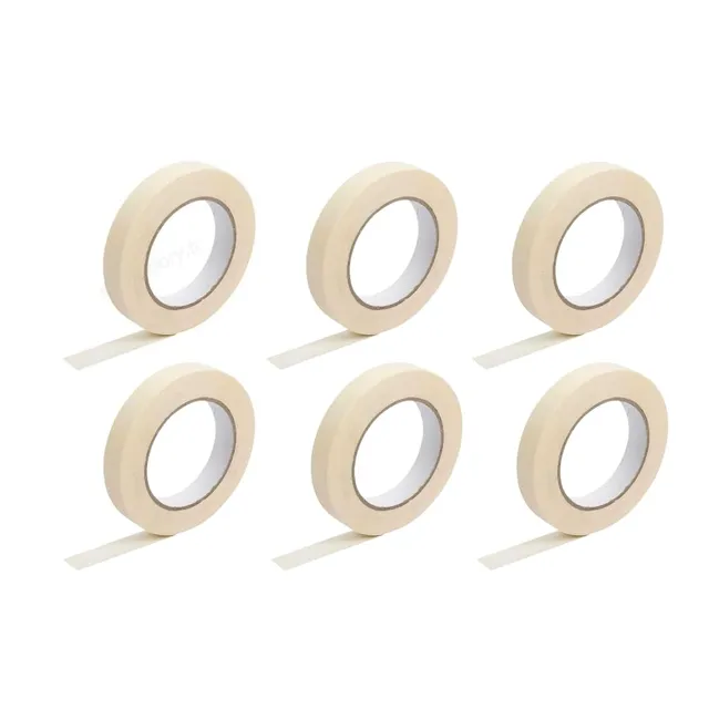Shop-Story ruban masquage adhesif x6 19mmx50m beige peinture