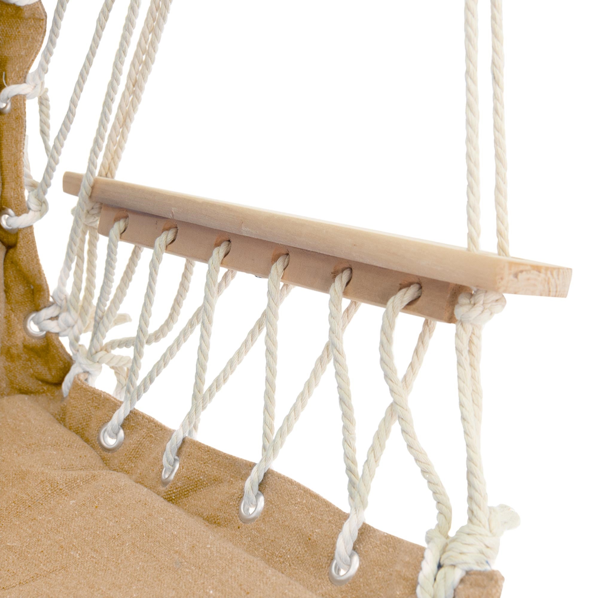 ECD Germany Sport & Freizeit fauteuil suspendu terra cotta coton